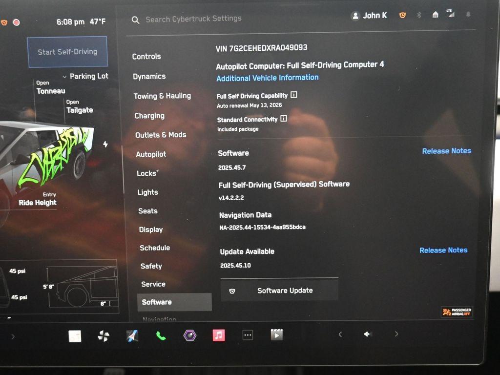 used 2024 Tesla Cybertruck car, priced at $76,099