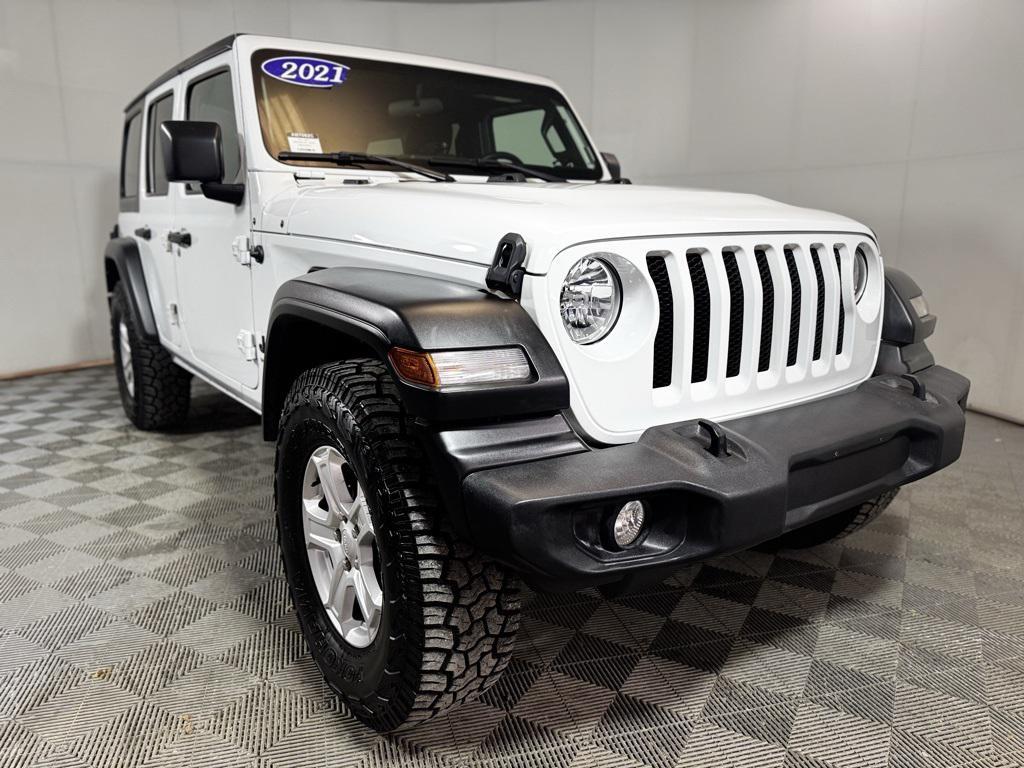 used 2021 Jeep Wrangler Unlimited car, priced at $25,660