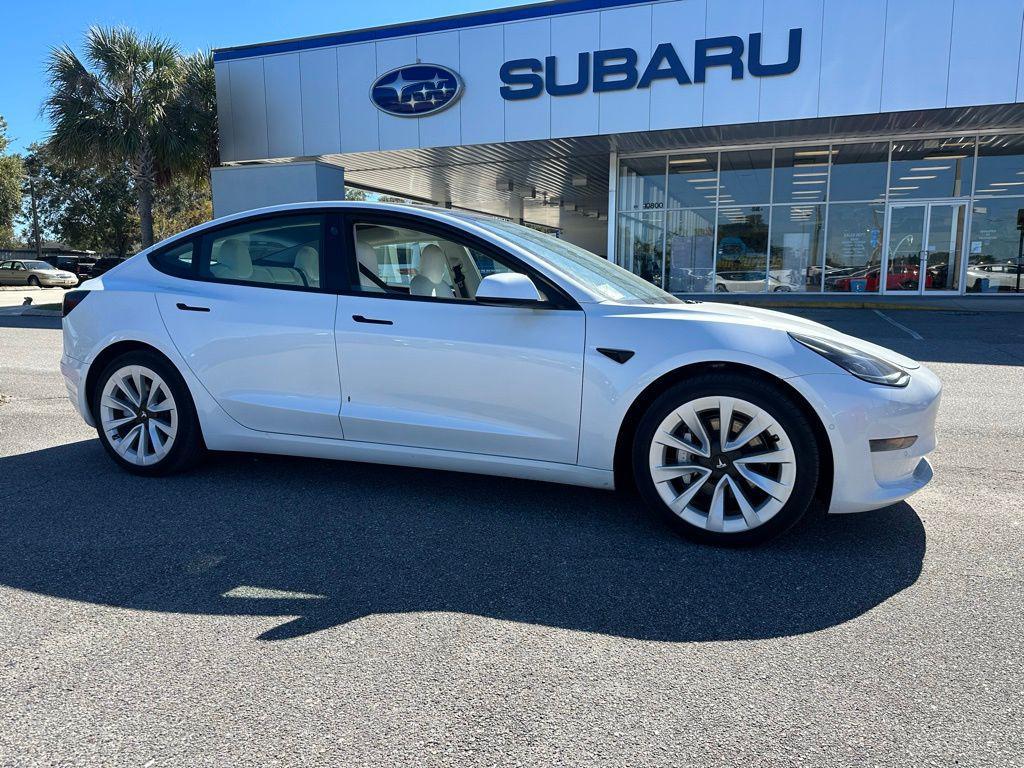 used 2021 Tesla Model 3 car, priced at $22,155