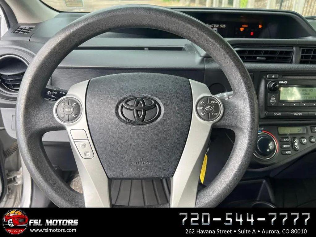 2014 Classic Silver Metallic Toyota Prius c