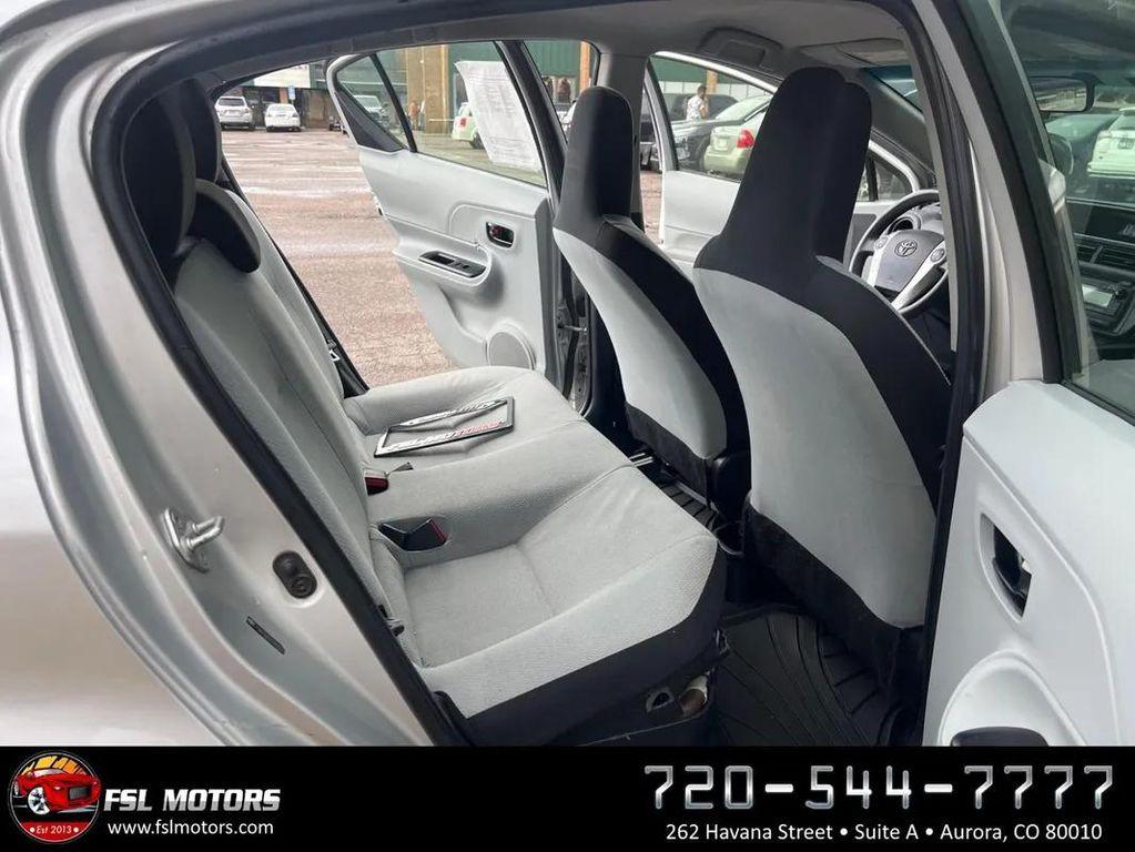 2014 Classic Silver Metallic Toyota Prius c