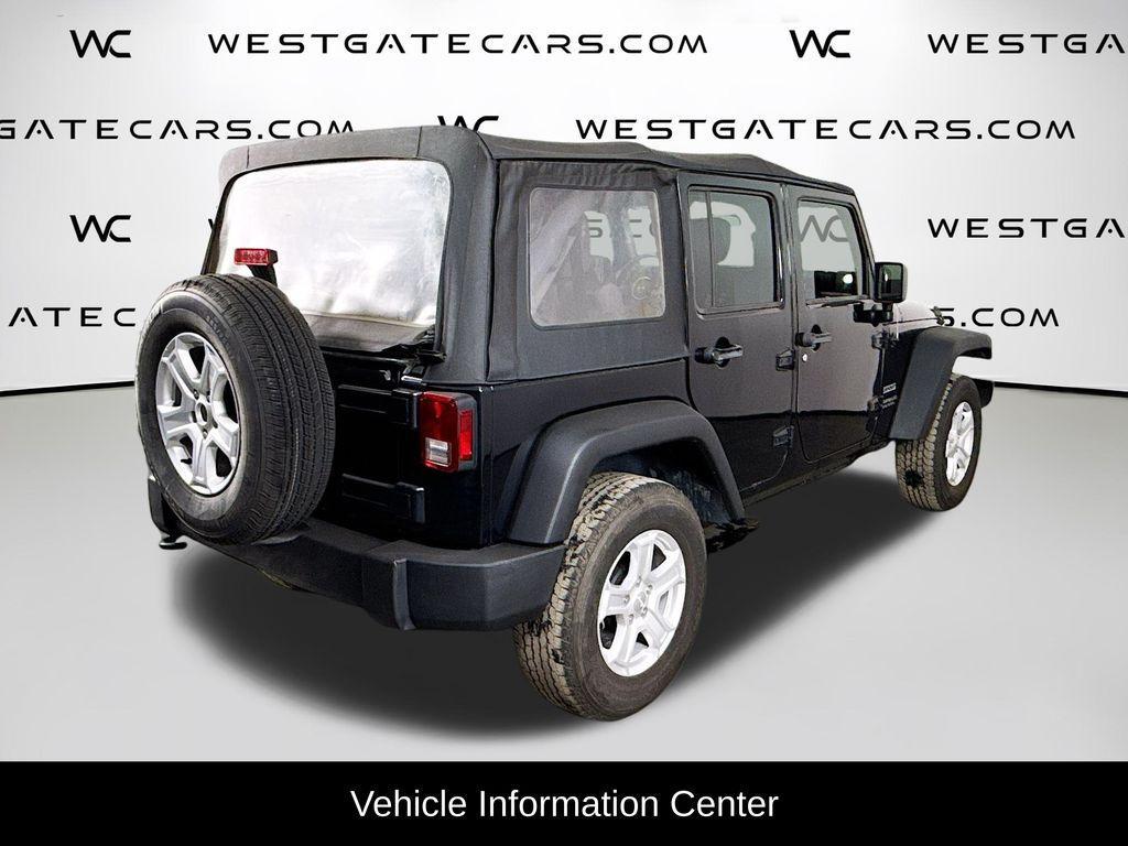 used 2017 Jeep Wrangler Unlimited car, priced at $12,100