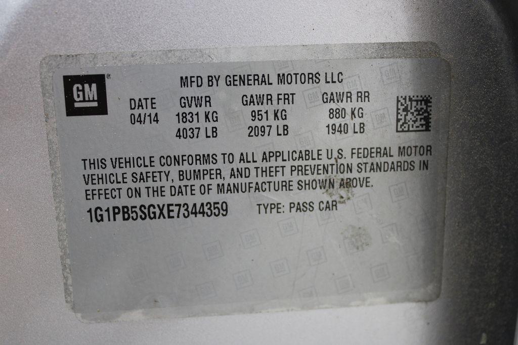 used 2014 Chevrolet Cruze car, priced at $5,800