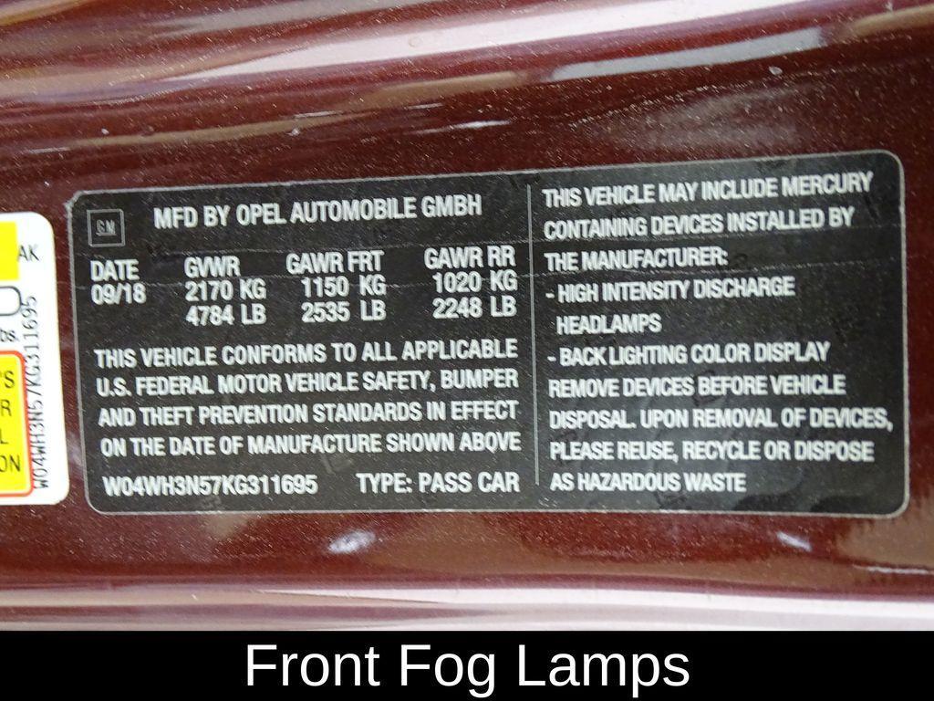 used 2019 Buick Cascada car, priced at $19,790