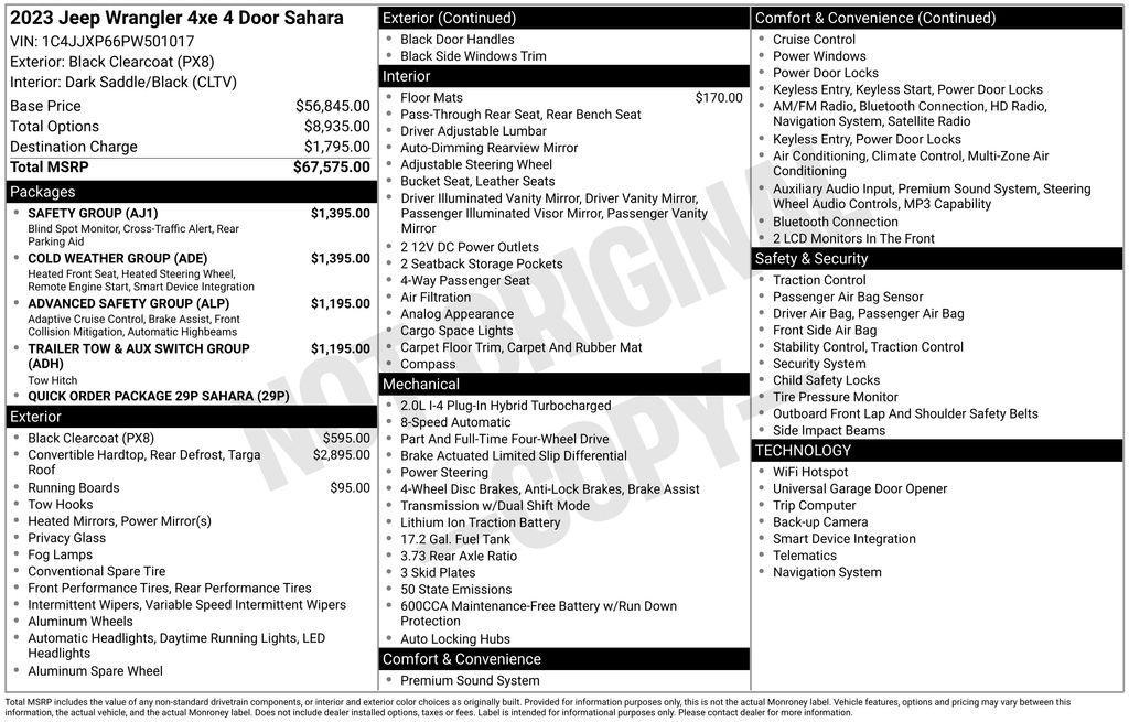 used 2023 Jeep Wrangler 4xe car, priced at $28,900