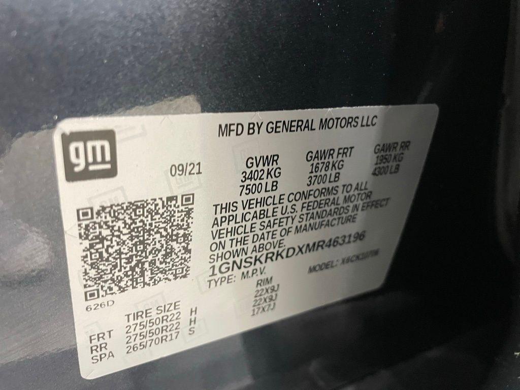 used 2021 Chevrolet Tahoe car, priced at $48,000