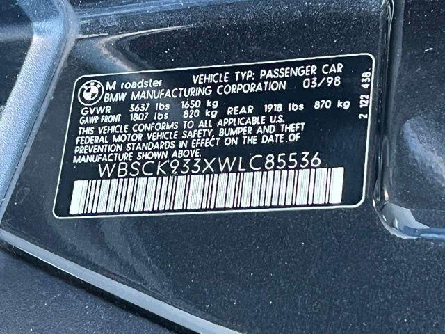 used 1998 BMW M car, priced at $11,988