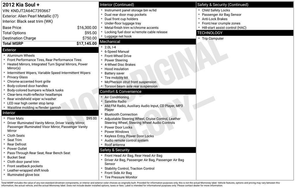 used 2012 Kia Soul car, priced at $7,600