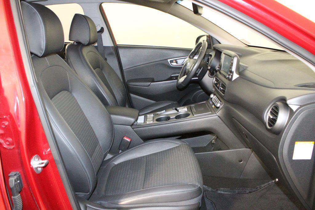 used 2021 Hyundai Kona EV car, priced at $15,500