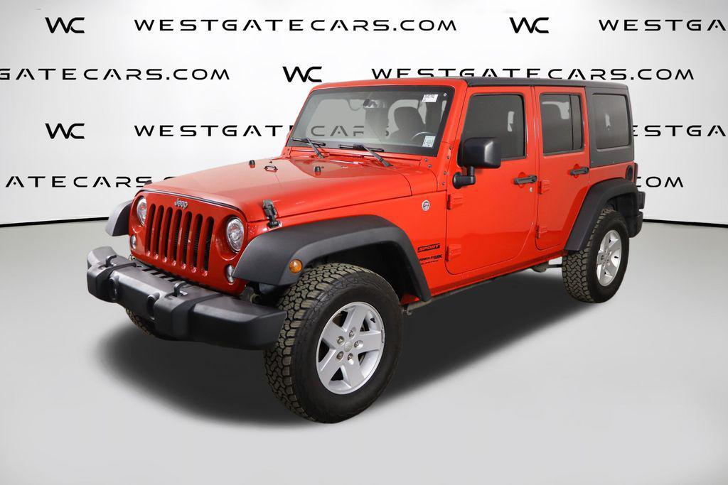 used 2018 Jeep Wrangler JK Unlimited car, priced at $17,600
