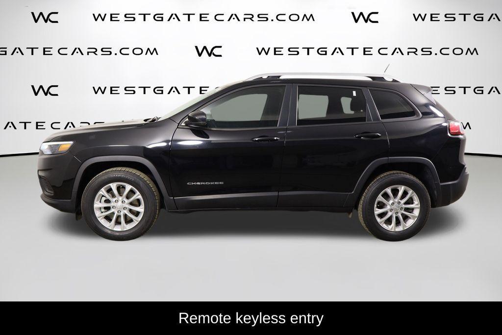 used 2021 Jeep Cherokee car, priced at $19,500