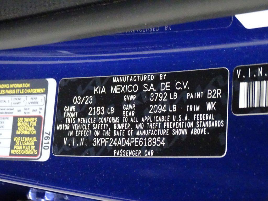 used 2023 Kia Forte car, priced at $16,300