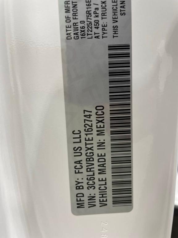 new 2026 Ram ProMaster 1500 car, priced at $46,777