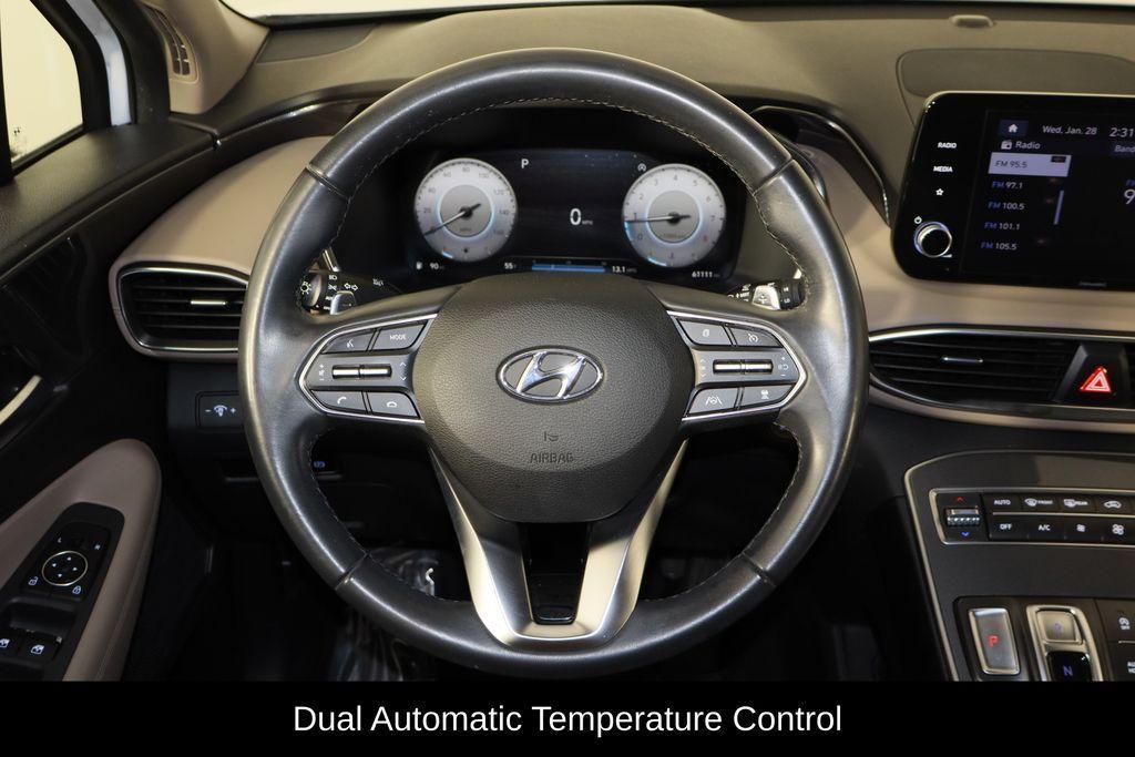 used 2021 Hyundai Santa Fe car, priced at $19,300