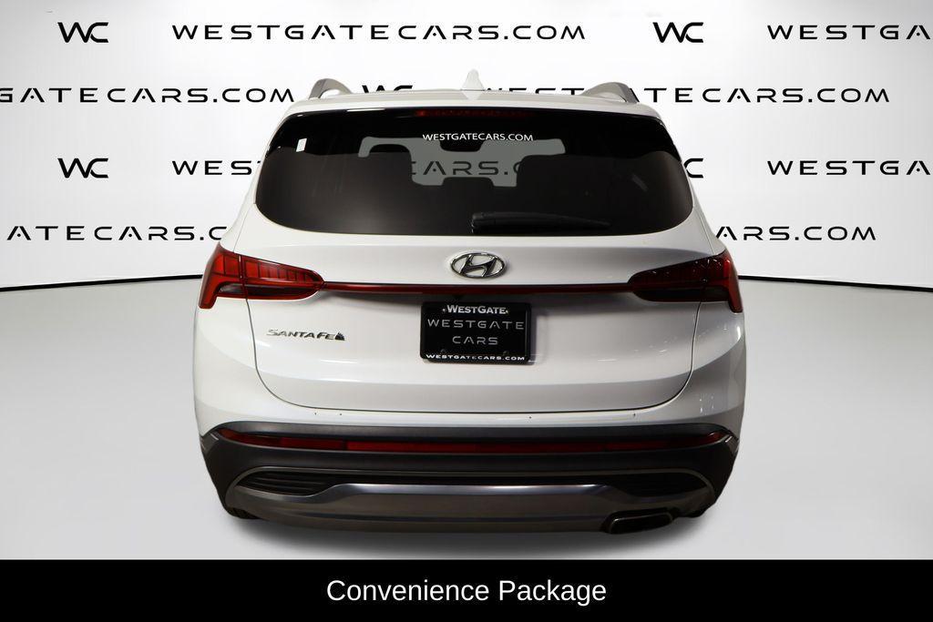 used 2021 Hyundai Santa Fe car, priced at $19,300