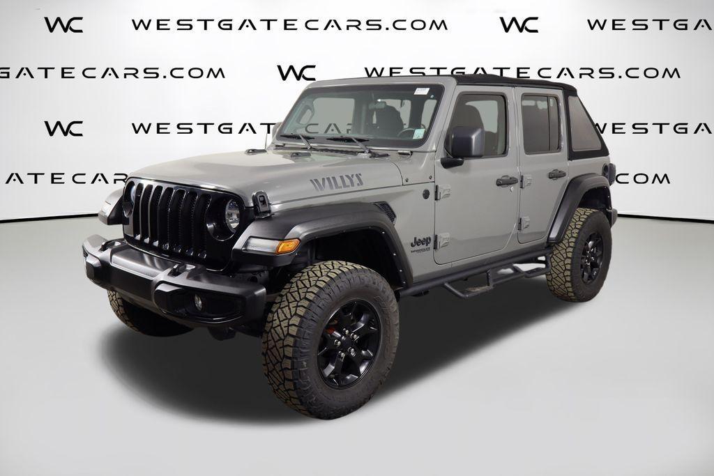 used 2021 Jeep Wrangler Unlimited car, priced at $29,497