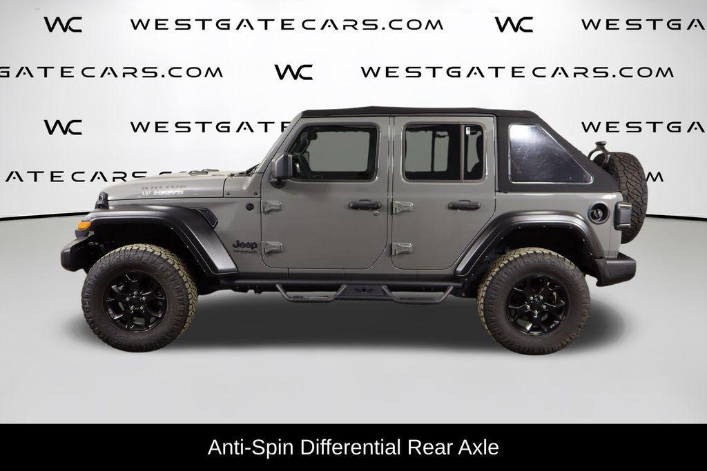 used 2021 Jeep Wrangler Unlimited car, priced at $29,497