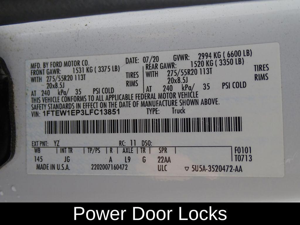 used 2020 Ford F-150 car, priced at $23,250