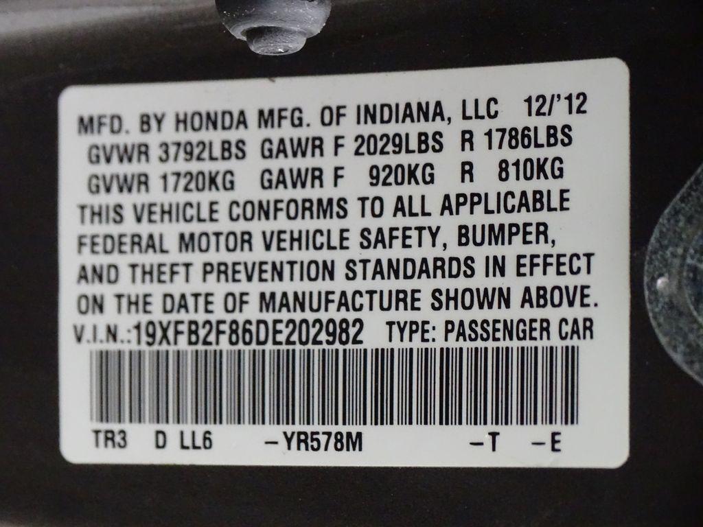 used 2013 Honda Civic car, priced at $7,500