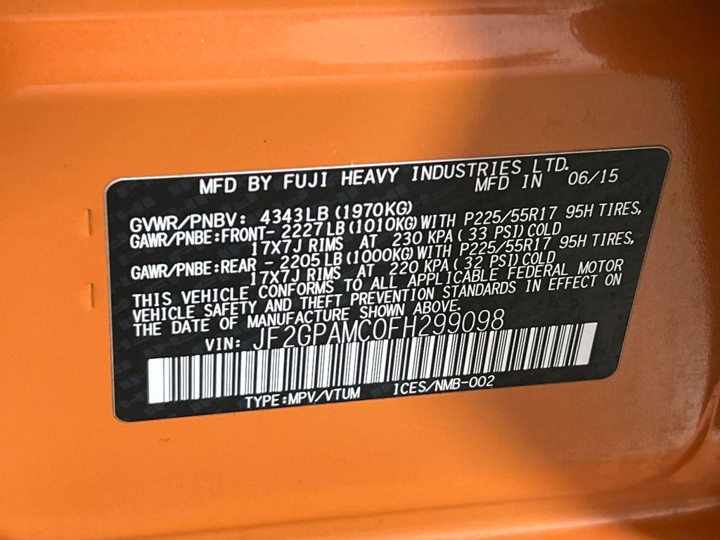 used 2015 Subaru XV Crosstrek car, priced at $9,100