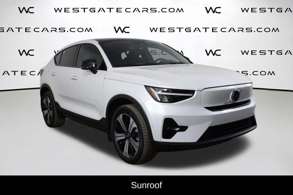 used 2023 Volvo C40 Recharge Pure Electric car, priced at $24,200