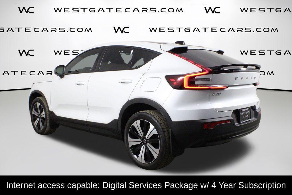 used 2023 Volvo C40 Recharge Pure Electric car, priced at $24,200