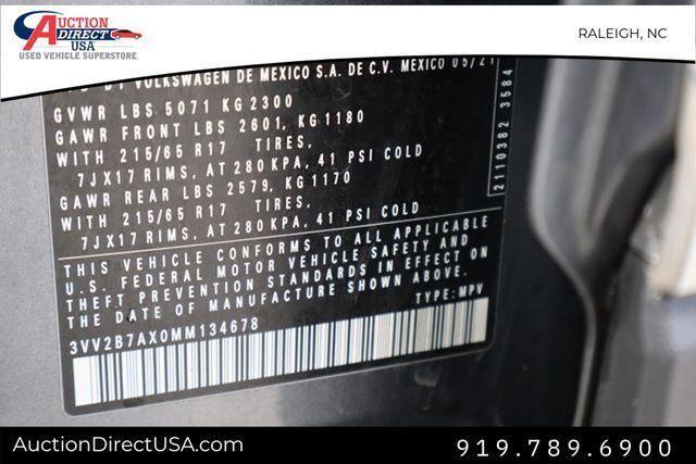 used 2021 Volkswagen Tiguan car, priced at $19,997