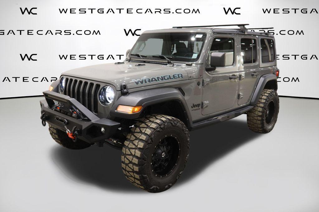 used 2021 Jeep Wrangler Unlimited car, priced at $32,600