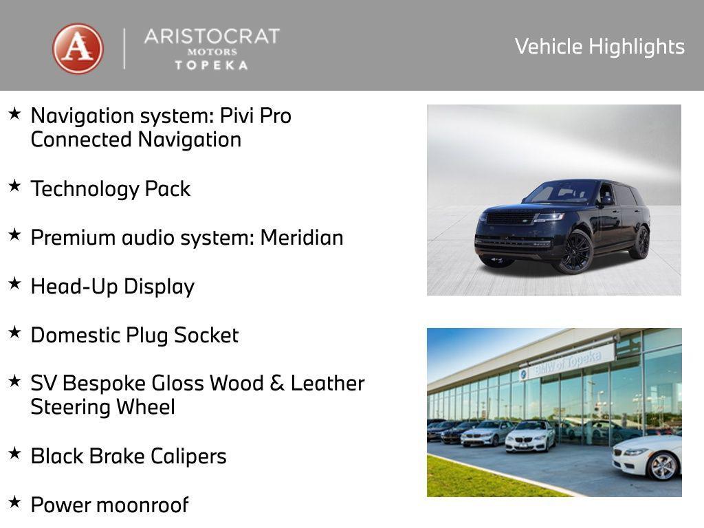 used 2023 Land Rover Range Rover car, priced at $95,273