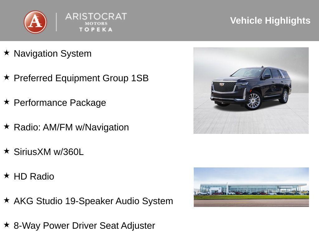 used 2023 Cadillac Escalade car, priced at $65,234