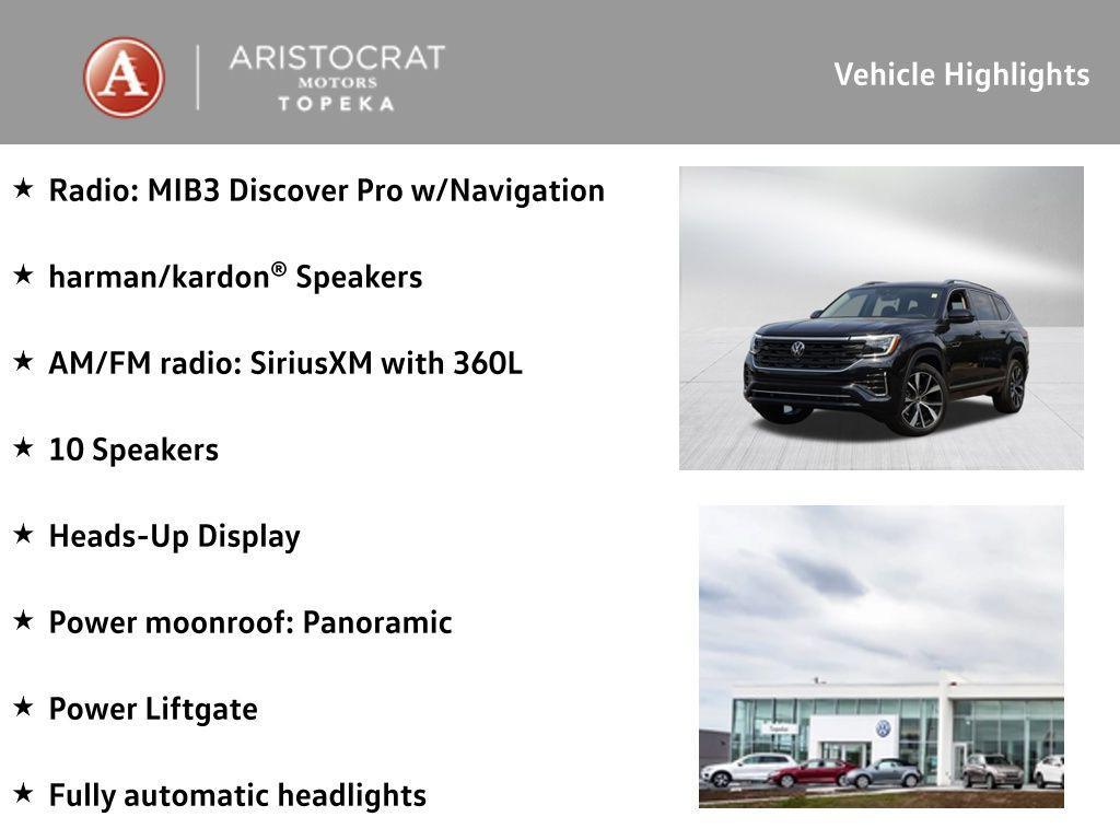 new 2026 Volkswagen Atlas car, priced at $57,831