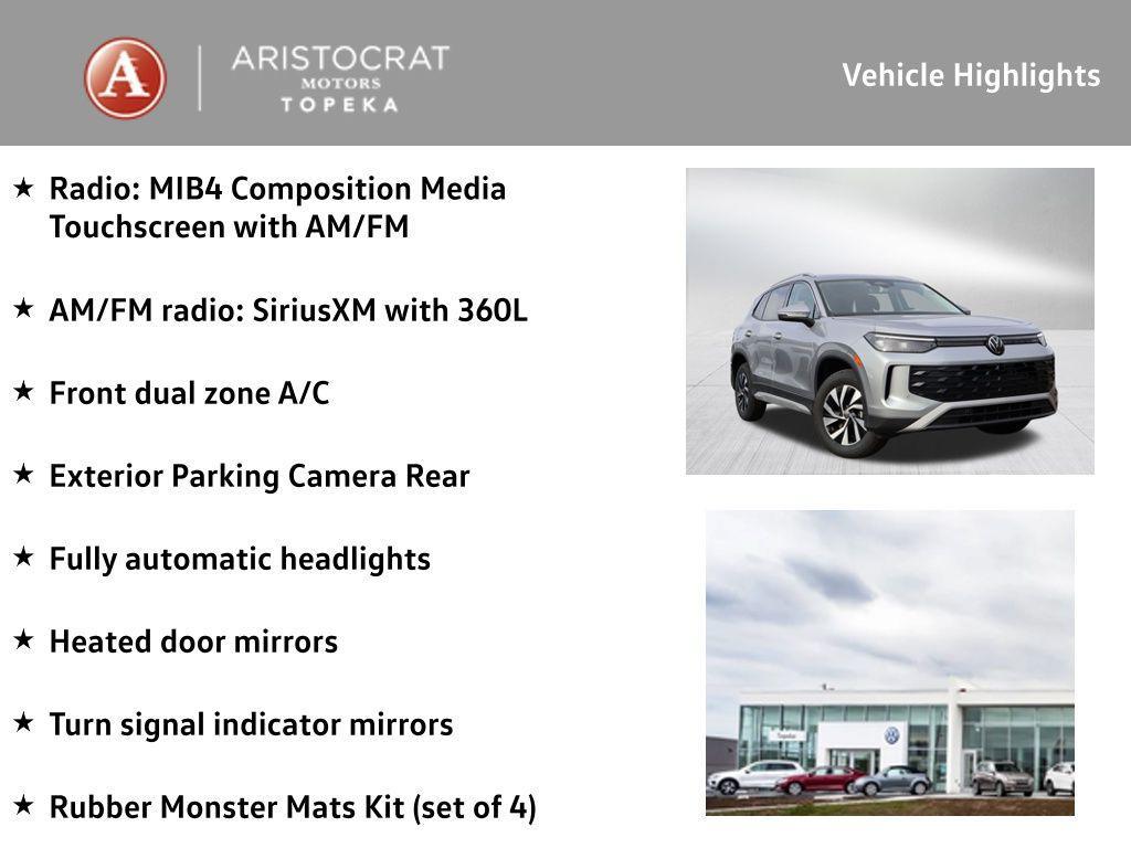 new 2026 Volkswagen Tiguan car, priced at $32,481