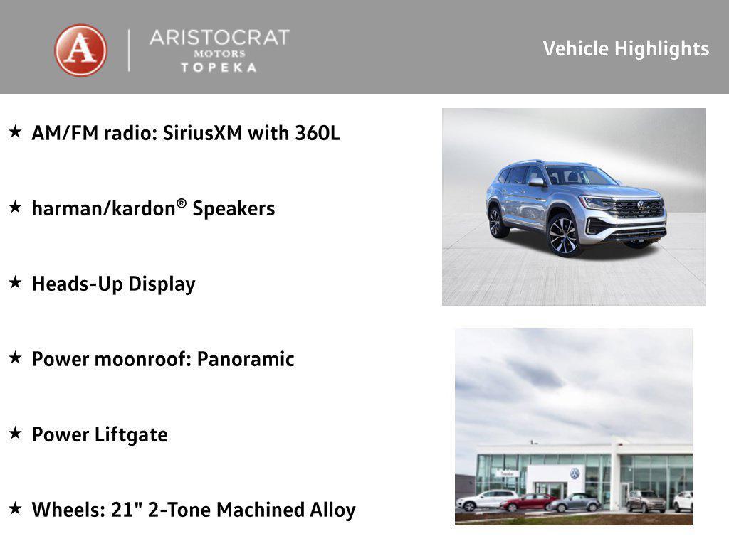 new 2026 Volkswagen Atlas car, priced at $54,756