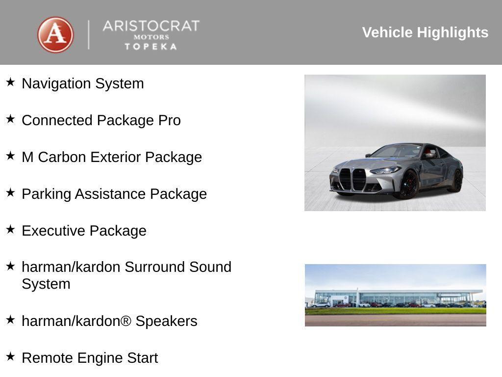 used 2024 BMW M4 car, priced at $84,224