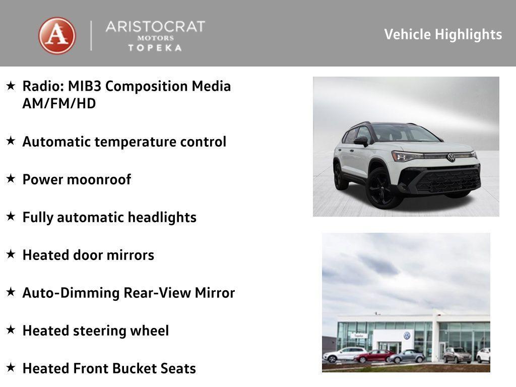 new 2026 Volkswagen Taos car, priced at $34,497