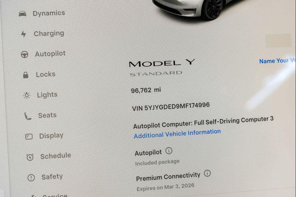 used 2021 Tesla Model Y car, priced at $20,499