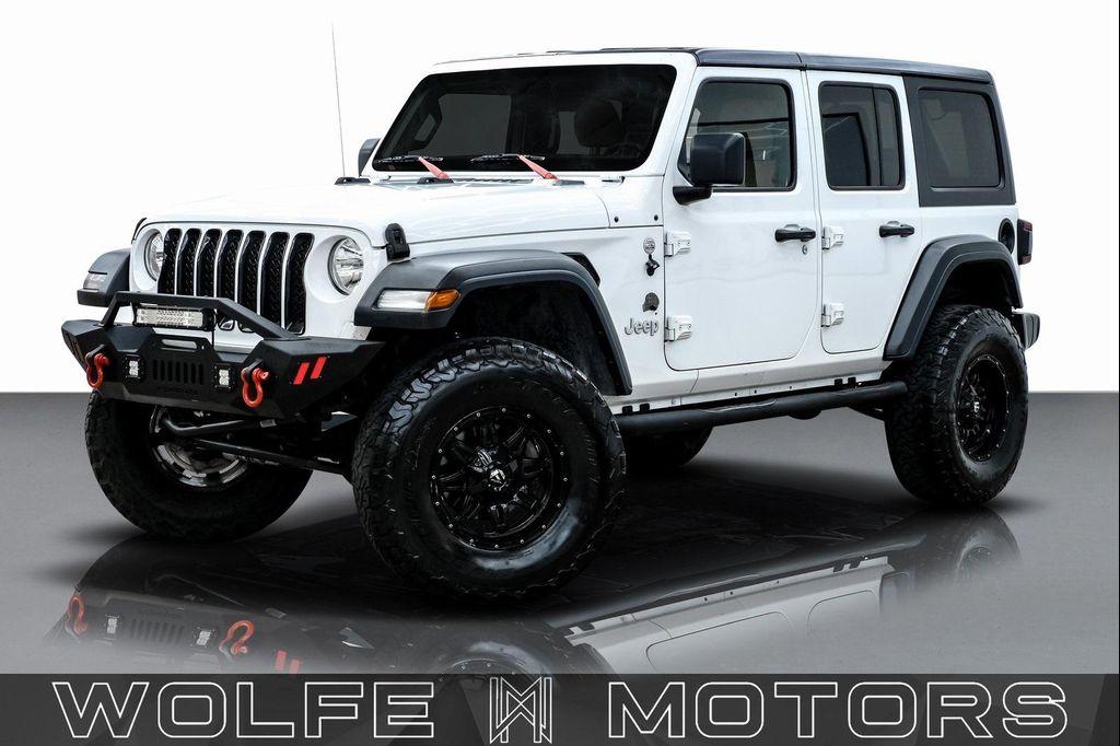 used 2018 Jeep Wrangler Unlimited car, priced at $18,999
