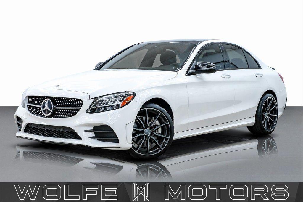used 2021 Mercedes-Benz C-Class car, priced at $25,799