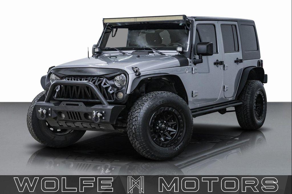 used 2015 Jeep Wrangler Unlimited car, priced at $15,999