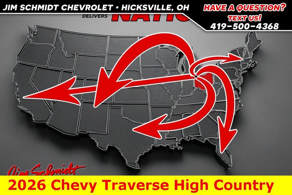 new 2026 Chevrolet Traverse car, priced at $55,163