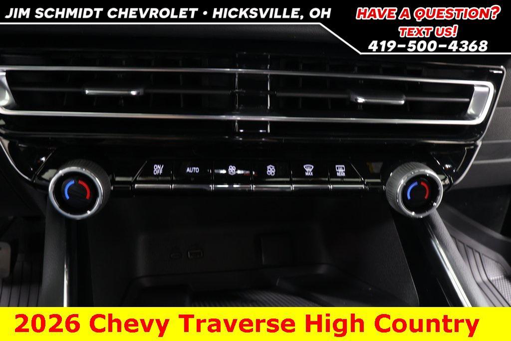 new 2026 Chevrolet Traverse car, priced at $55,163