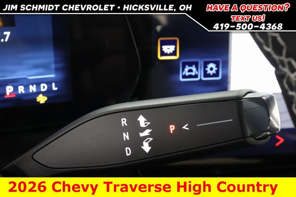 new 2026 Chevrolet Traverse car, priced at $55,163