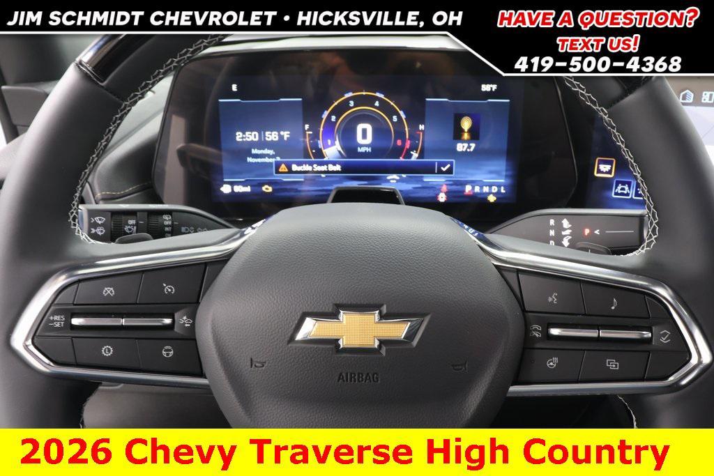new 2026 Chevrolet Traverse car, priced at $55,163