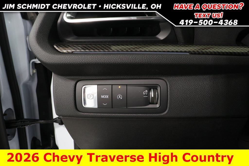 new 2026 Chevrolet Traverse car, priced at $55,163