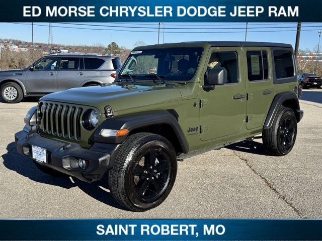 used 2021 Jeep Wrangler Unlimited car, priced at $25,128