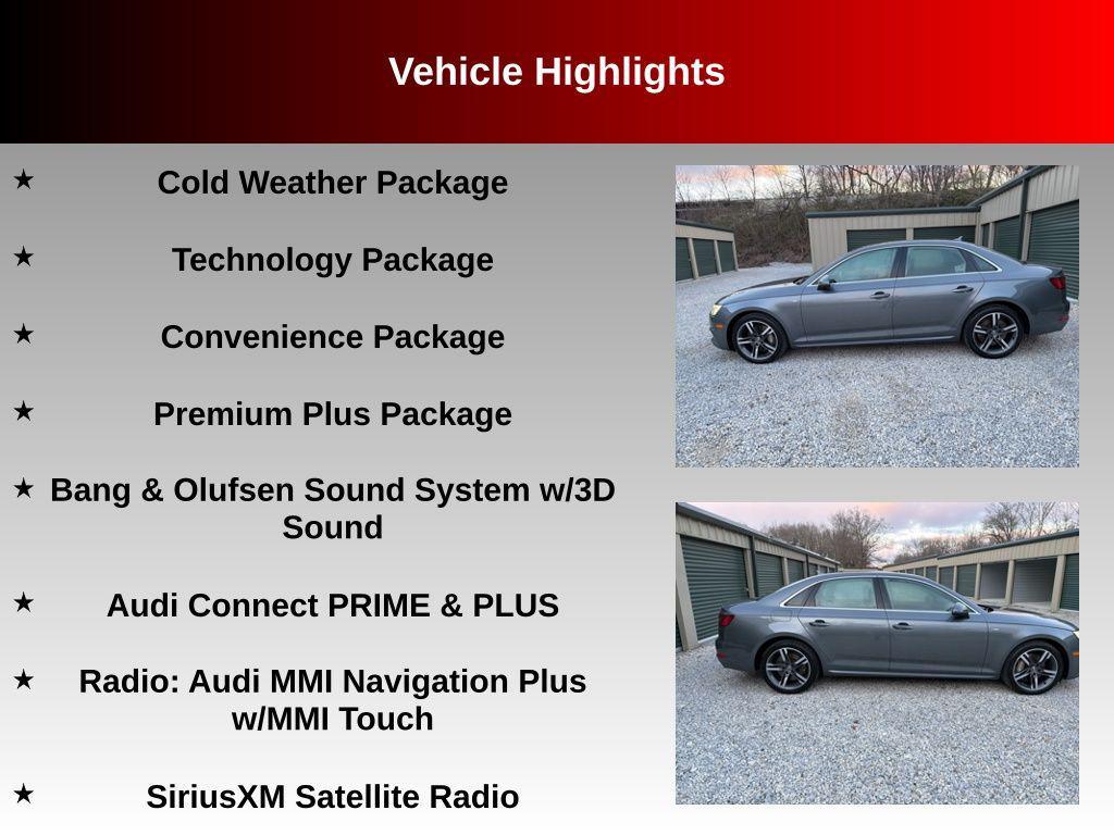 used 2017 Audi A4 car, priced at $14,863
