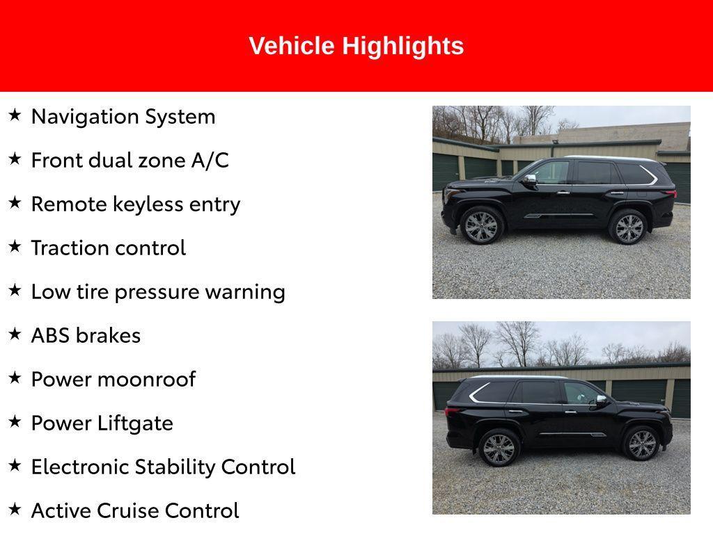 used 2024 Toyota Sequoia car, priced at $72,587