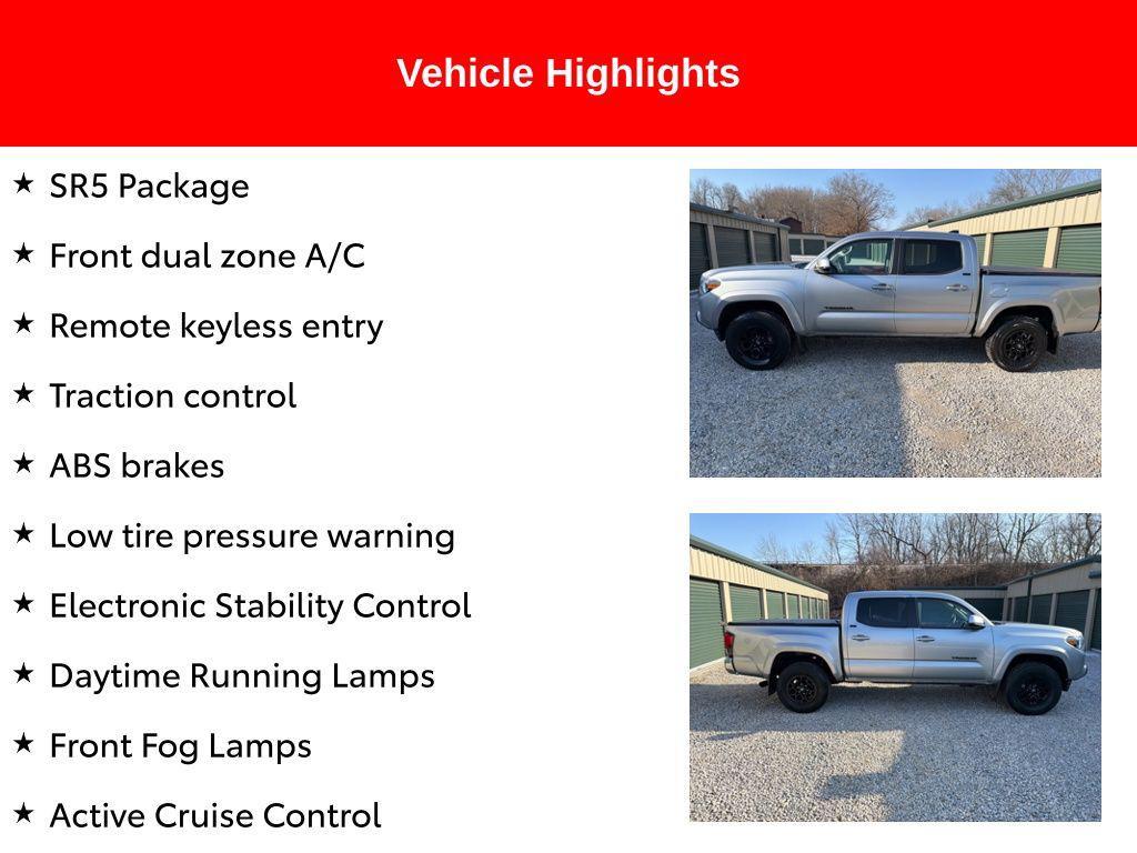 used 2022 Toyota Tacoma car, priced at $34,551