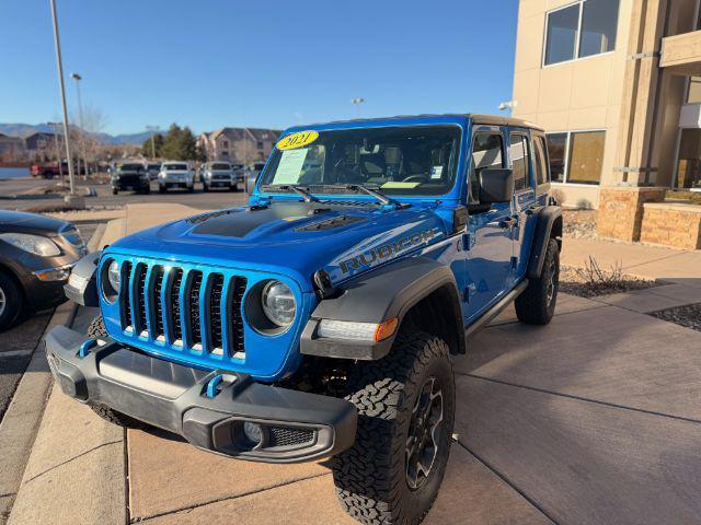 used 2021 Jeep Wrangler Unlimited 4xe car, priced at $34,800
