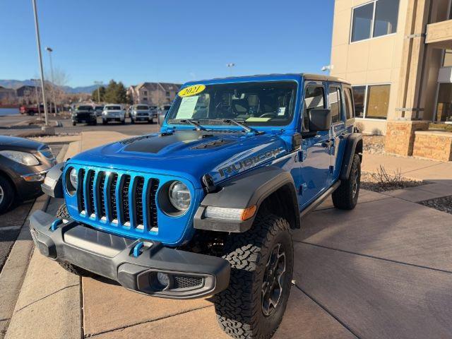 used 2021 Jeep Wrangler Unlimited 4xe car, priced at $34,800